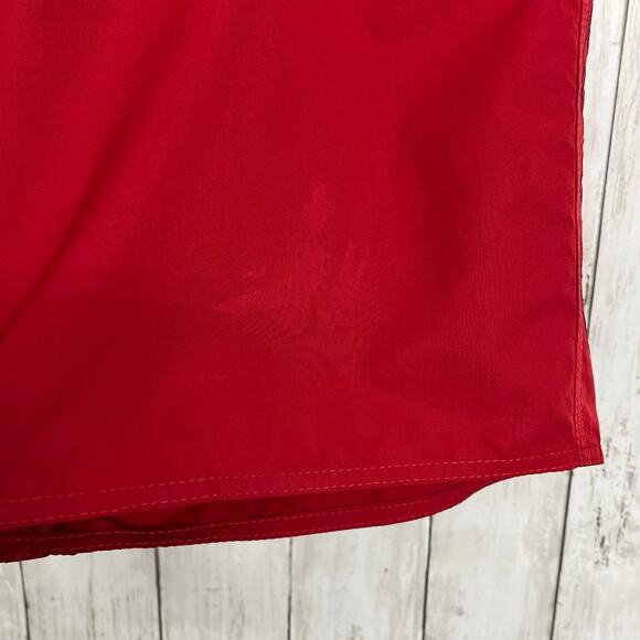 Reef Mens 36 Red Swim Board Surf Trunks Shorts Cargo Pocket Lightweight Beach - Picture 3 of 9